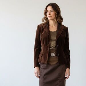Vintage Philosophy Di Alberta Ferretti Velvet Blazer